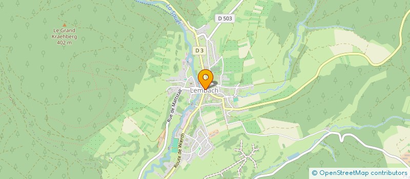 localisation de l'entreprise SYNDICAT D INITIATIVE DE LEMBACH ET ENVIRONS à LEMBACH