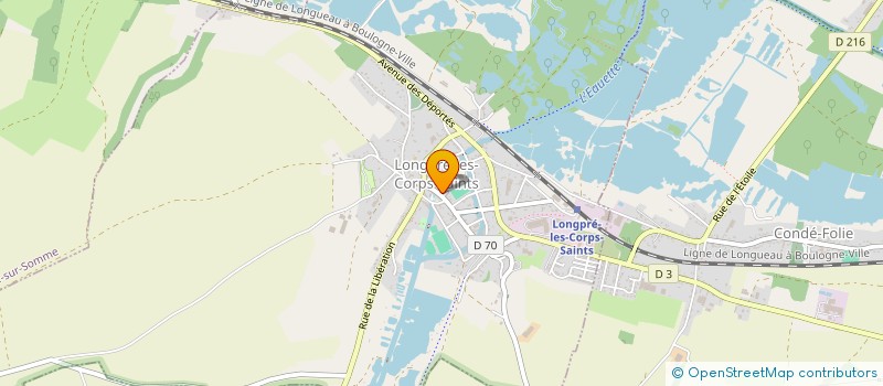 localisation de l'entreprise SYNDICAT D'INITIATIVE DE LONGPRE LES CORPS SAINTS  LONGPRE-LES-CORPS-SAINTS