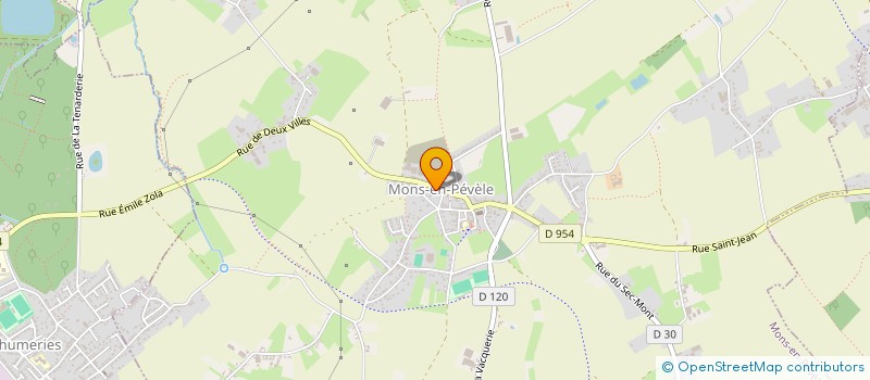localisation de l'entreprise SYNDICAT D INITIATIVE DE MONS EN PEVELE à MONS-EN-PEVELE