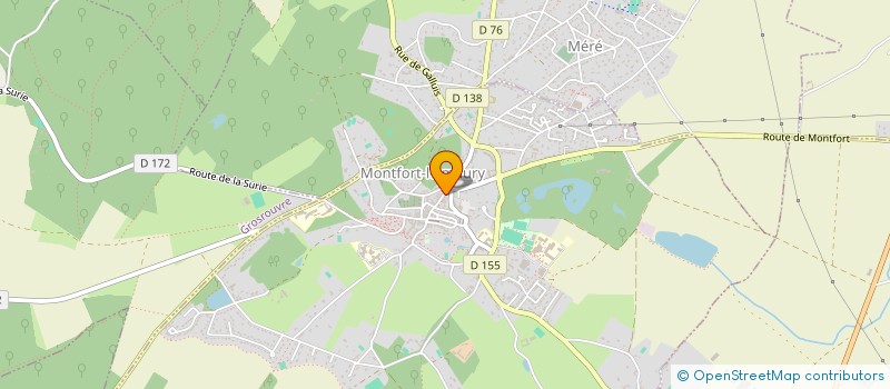 localisation de l'entreprise SYNDICAT D'INITIATIVE DE MONTFORT L'AMAURY  MONTFORT-L'AMAURY