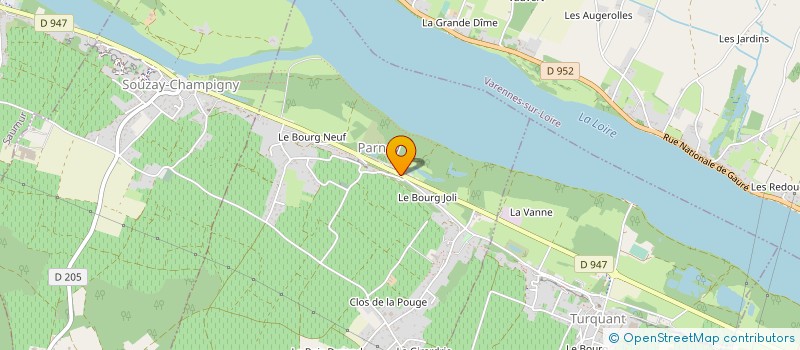 localisation de l'entreprise SYNDICAT D INITIATIVE DE MONTSOREAU à MONTSOREAU
