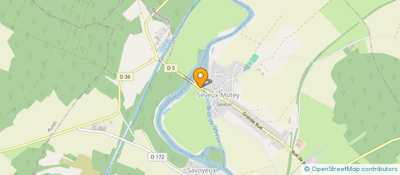 localisation de l'entreprise SYNDICAT D'INITIATIVE DE RAY-SUR-SAONE  RAY-SUR-SAONE