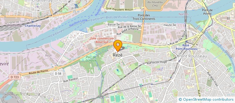 localisation de l'entreprise SYNDICAT D'INITIATIVE DE TRENTEMOULT à REZE