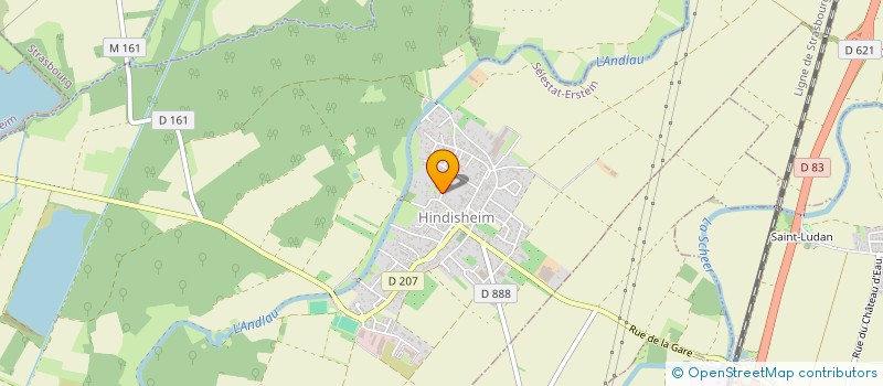 localisation de l'entreprise SYNDICAT D INITIATIVE DU BRUCH à HINDISHEIM