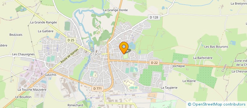 localisation de l'entreprise SYNDICAT D INITIATIVE DU CRAONNAIS à CRAON