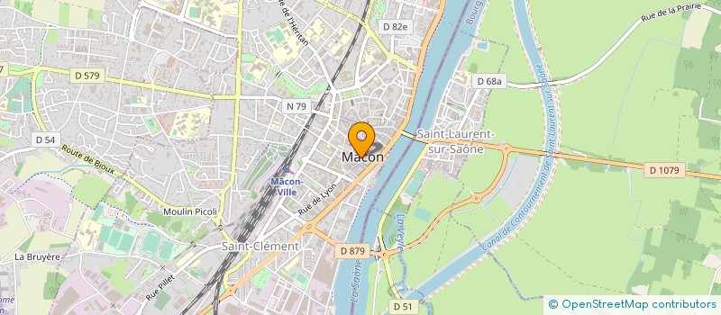 localisation de l'entreprise SYNDICAT D'INITIATIVE DU MACONNAIS BEAUJOLAIS à MACON