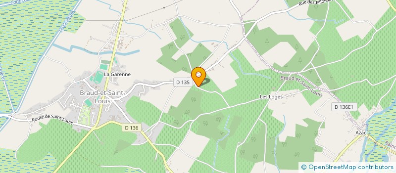 localisation de l'entreprise SYNDICAT D INITIATIVE DU VITREZAY  SAINT-CIERS-SUR-GIRONDE