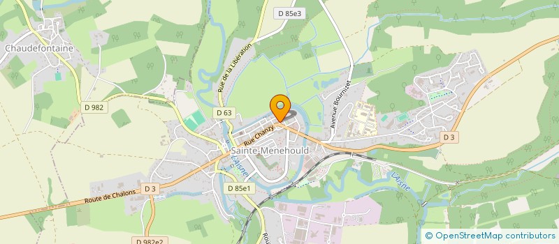 localisation de l'entreprise SYNDICAT D INITIATIVE ESSI  SAINTE-MENEHOULD