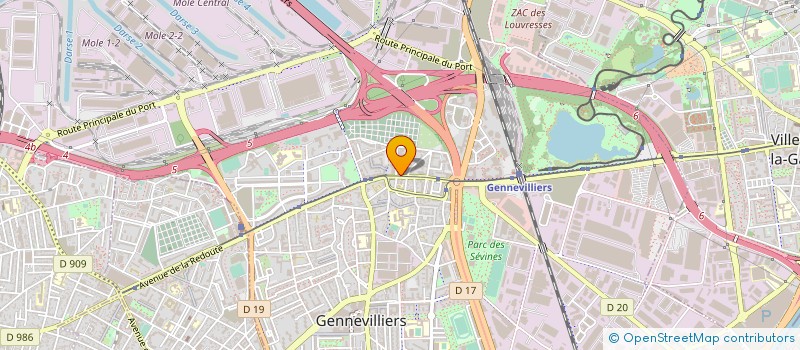 localisation de l'entreprise SYNDICAT D'INITIATIVE OFFICE DE TOURISME à GENNEVILLIERS