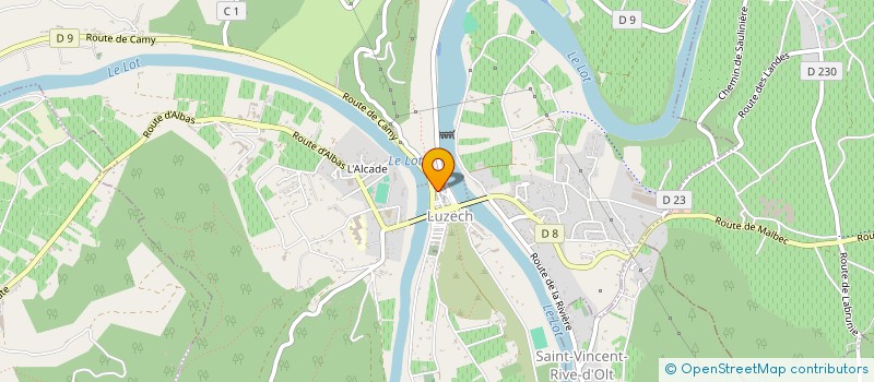 localisation de l'entreprise SYNDICAT D INITIATIVE OFFICE TOURISME à LUZECH