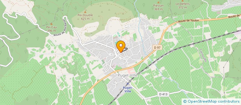 localisation de l'entreprise SYNDICAT D'INITIATIVE PUGETOIS  PUGET-VILLE