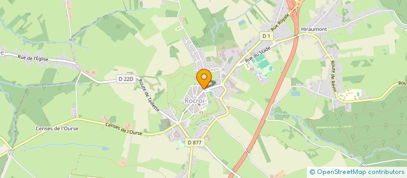 localisation de l'entreprise SYNDICAT D INITIATIVE ROCROI à ROCROI