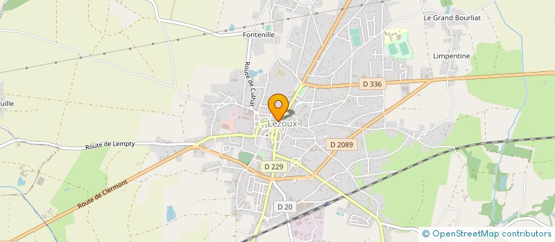localisation de l'entreprise SYNDICAT D INITIATIVES à ORLEAT