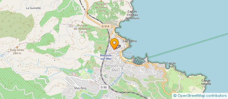 localisation de l'entreprise SYNDICAT D INITIATIVES  BANYULS-SUR-MER