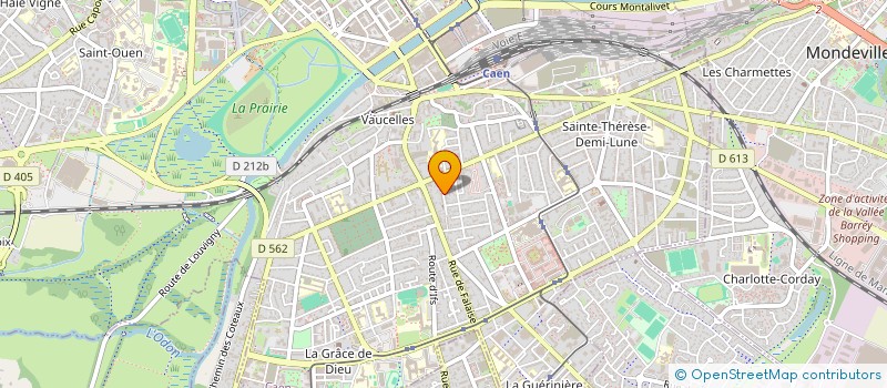 localisation de l'entreprise SYNDICAT D'INITIATIVES à CAEN