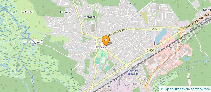 localisation de l'entreprise SYNDICAT DE CHASSE DE BIGANOS  BIGANOS