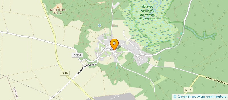 localisation de l'entreprise SYNDICAT DE CHASSE DE LARCHANT  LARCHANT