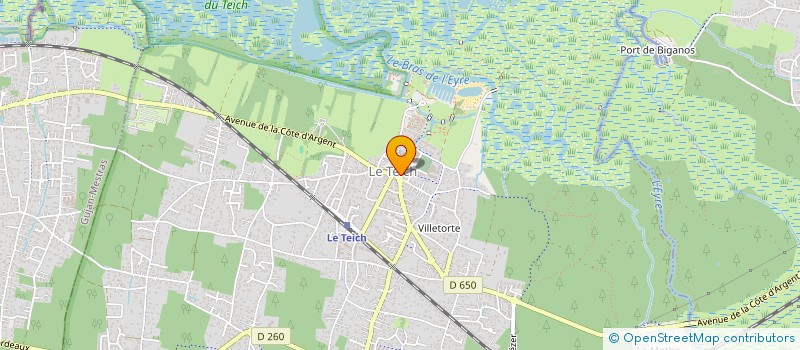 localisation de l'entreprise SYNDICAT DE CHASSE DU TEICH  LE TEICH