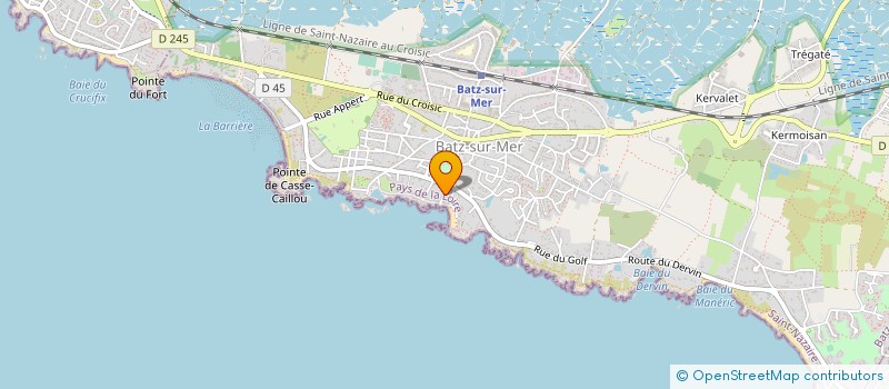 localisation de l'entreprise SYNDICAT DE CO PROPRIETAIRES  BATZ-SUR-MER