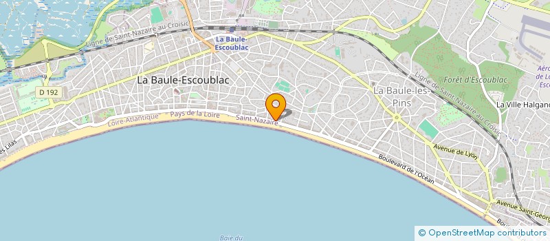 localisation de l'entreprise SYNDICAT DE CO PROPRIETAIRES  LA BAULE-ESCOUBLAC