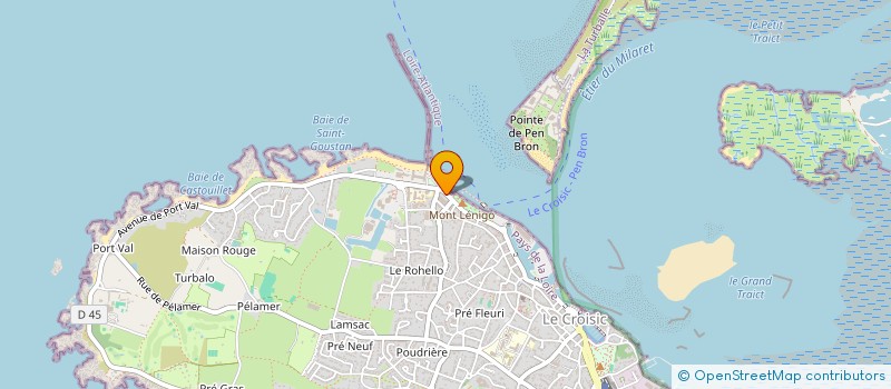 localisation de l'entreprise SYNDICAT DE CO PROPRIETAIRES  LE CROISIC