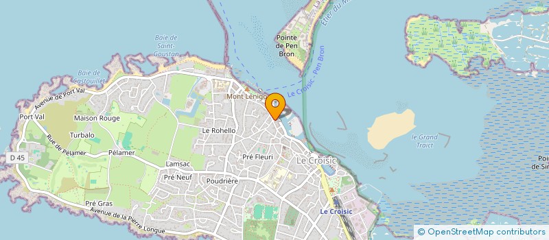 localisation de l'entreprise SYNDICAT DE CO PROPRIETAIRES  LE CROISIC