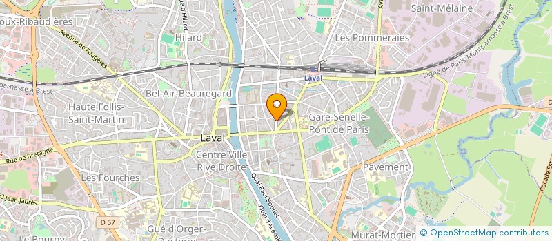 localisation de l'entreprise SYNDICAT DE CO-PROPRIETAIRES à LAVAL