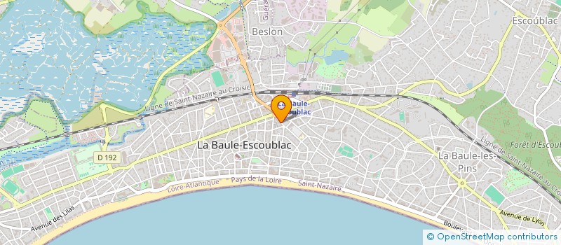 localisation de l'entreprise SYNDICAT DE CO PROPRIETAIRES  LA BAULE-ESCOUBLAC