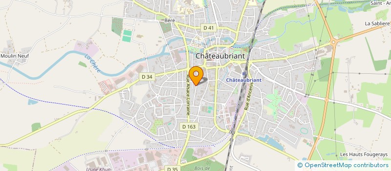 localisation de l'entreprise SYNDICAT DE CO PROPRIETAIRES  CHATEAUBRIANT