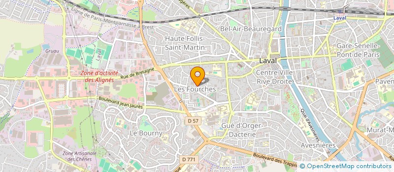localisation de l'entreprise SYNDICAT DE CO PROPRIETE à LAVAL
