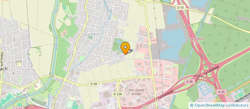 localisation de l'entreprise SYNDICAT DE COMMUNES DE L ILE NAPOLEON  SAUSHEIM