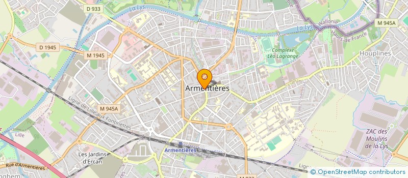 localisation de l'entreprise SYNDICAT DE COMMUNES POUR LA CONSTRUCTION ET L'EXPLOITATION D'UNE PISCINE DANS L'AGGLOMERATION ARMENTIEROISE à ARMENTIERES