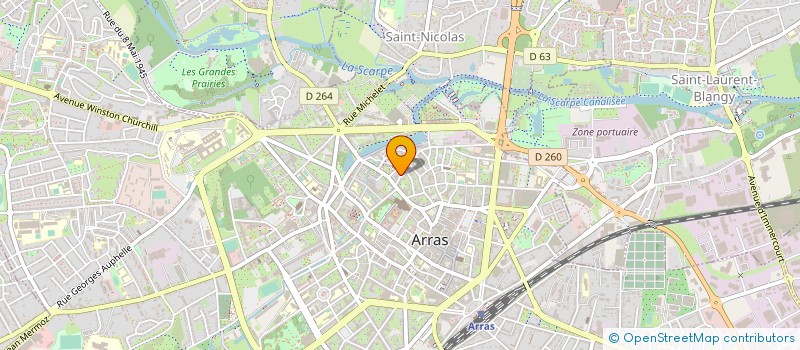 localisation de l'entreprise SYNDICAT DE COPPOPRIETE DU MOULINET à ARRAS