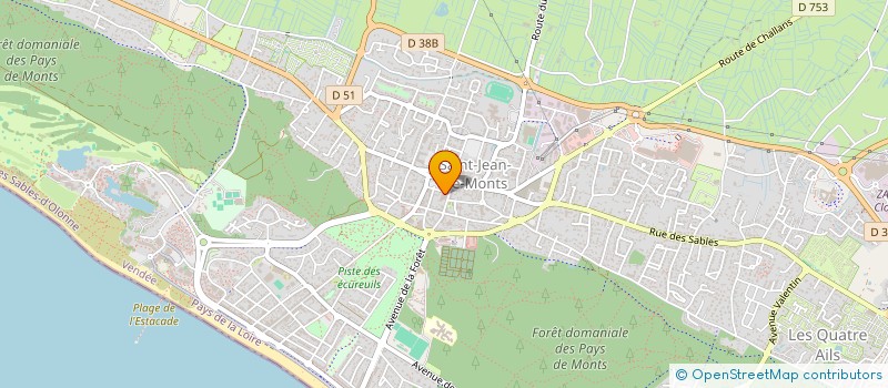 localisation de l'entreprise SYNDICAT DE COPR0PRIETE IMMEUBLE MARAIS à SAINT-JEAN-DE-MONTS