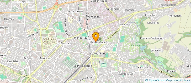 localisation de l'entreprise SYNDICAT DE COPRO 14 RUE NATALINI à BREST
