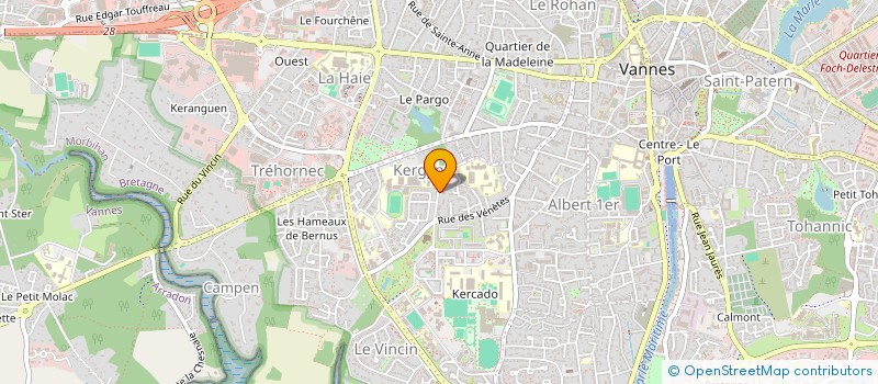 localisation de l'entreprise SYNDICAT DE COPRO DEFFORGES 1 à VANNES