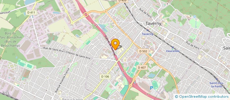 localisation de l'entreprise SYNDICAT DE COPRO JACQUELINE AURIOL à TAVERNY