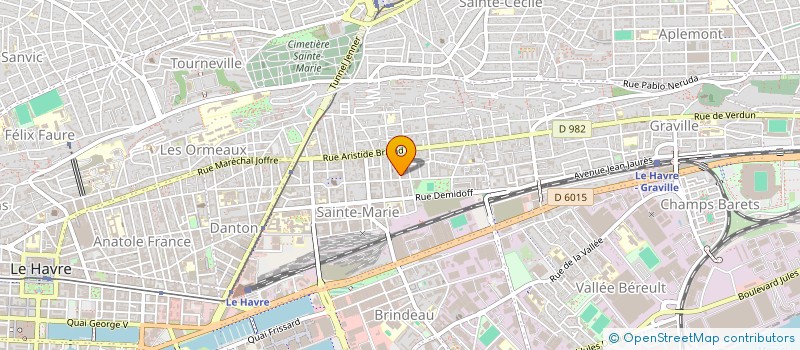 localisation de l'entreprise SYNDICAT DE COPRO MASSILLON ZURICH à LE HAVRE