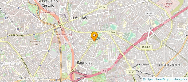 localisation de l'entreprise SYNDICAT DE COPRO RES GAMBETTA à BAGNOLET