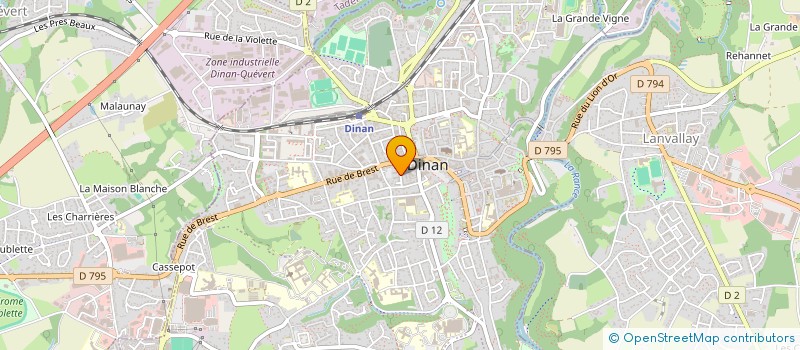 localisation de l'entreprise SYNDICAT DE COPRO RES PRESSOIRS  DINAN