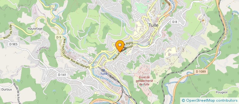 localisation de l'entreprise SYNDICAT DE COPRO RES VICTOR HUGO  TULLE