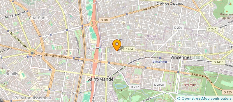 localisation de l'entreprise SYNDICAT DE COPROP 53 RUE LA PREVOYANCE à VINCENNES