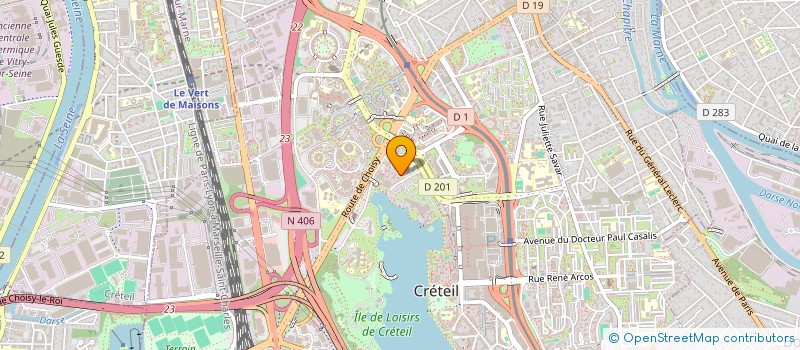 localisation de l'entreprise SYNDICAT DE COPROP 6 PL GIRAUDOUX  CRETEIL