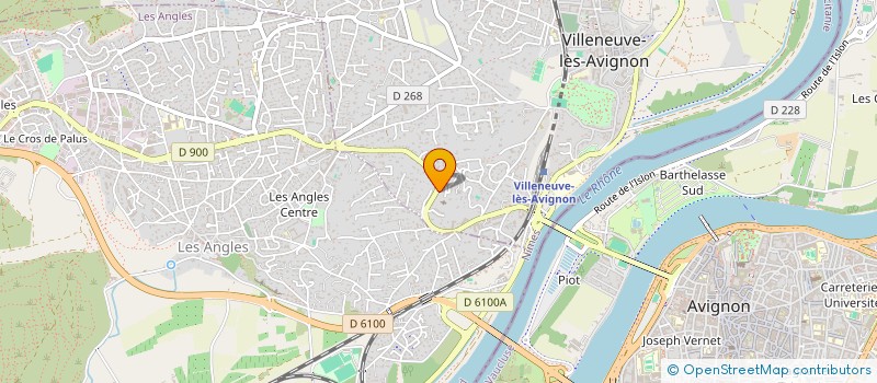 localisation de l'entreprise SYNDICAT DE COPROP CLOS STE THERESE  VILLENEUVE-LES-AVIGNON