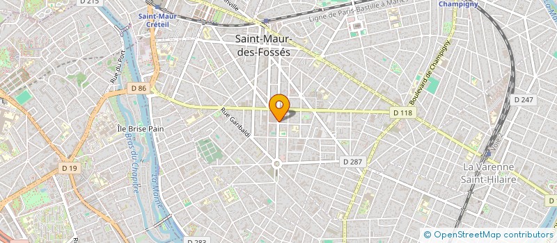 localisation de l'entreprise SYNDICAT DE COPROP. DU 81 AV. CARNOT à SAINT-MAUR-DES-FOSSES