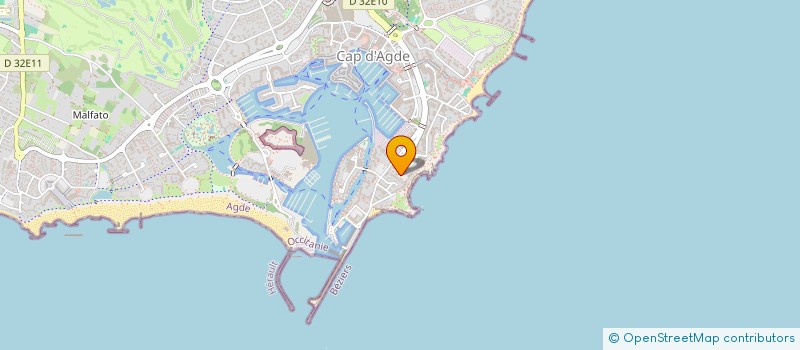 localisation de l'entreprise SYNDICAT DE COPROP RESIDENCE PORT GABRIEL 1  AGDE
