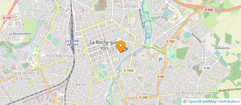 localisation de l'entreprise SYNDICAT DE COPROPIETE IMMEUBLE GUINE à LA ROCHE-SUR-YON