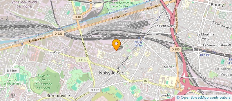 localisation de l'entreprise SYNDICAT DE COPROPRIEATIRES à NOISY-LE-SEC