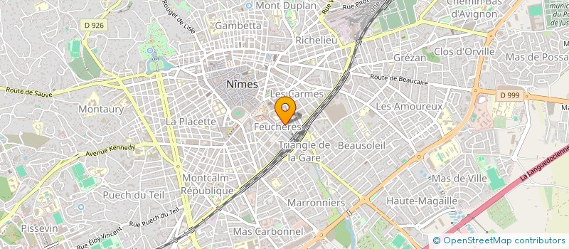 localisation de l'entreprise SYNDICAT DE COPROPRIET LE PECOLET  NIMES