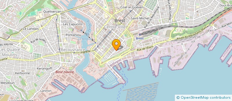 localisation de l'entreprise SYNDICAT DE COPROPRIETAIRE à BREST